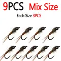 9pcs  Mix Size