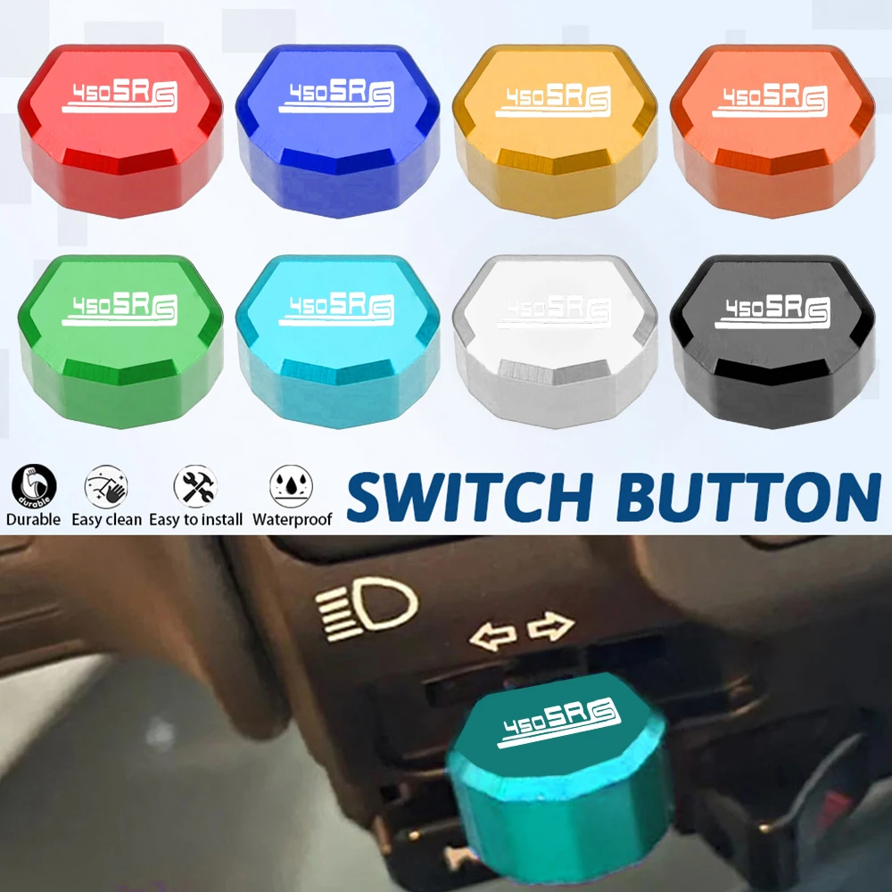 For CFMOTO 450-SR 450SRS CF 450SR 450SR-S 450CLC 450NK All Year Switch Button Turn Signal Switch Key Cover Motorcycles Parts