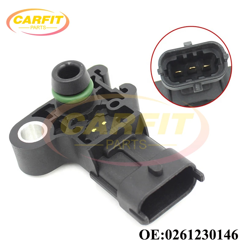 OEM 12591290 0261230146 Intake Air Manifold Absolute Pressure MAP Sensor For Chevrolet Caprice Captiva Sport 2.4L 3.0L 3.6L 6.0L