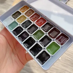 Japan Holbein 21-color Morandi Watercolor Sub-packaging Acuarelas Matching Advanced Gray Nail Paint Painting Supplies