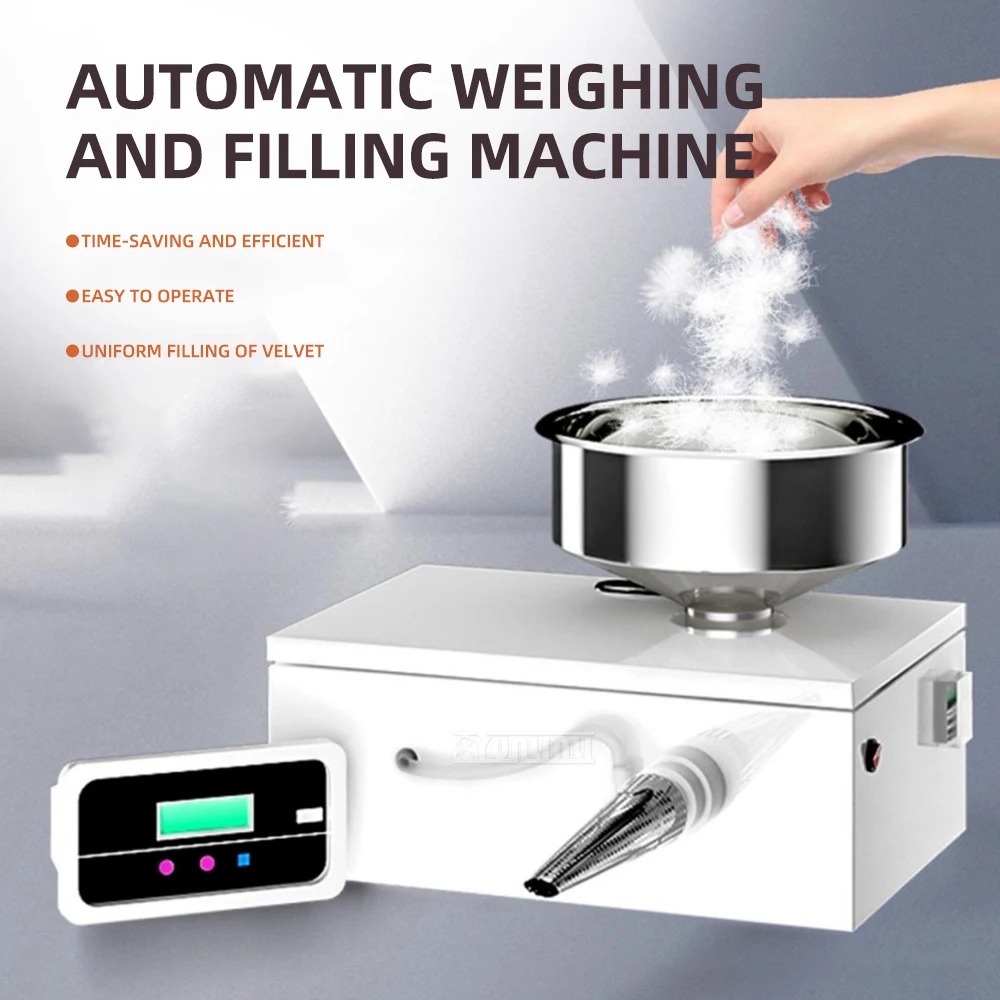 

Semi-Automatic Quantitative Weighing And Filling Machine for down Jackets Cotton Padding Filling Machine for Textile Industry