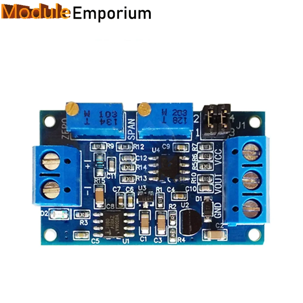 Current to Voltage Module 0/4-20mA to 0-3.3V 5V 10V Voltage Transmitter Converter Signal Conversion Module Board