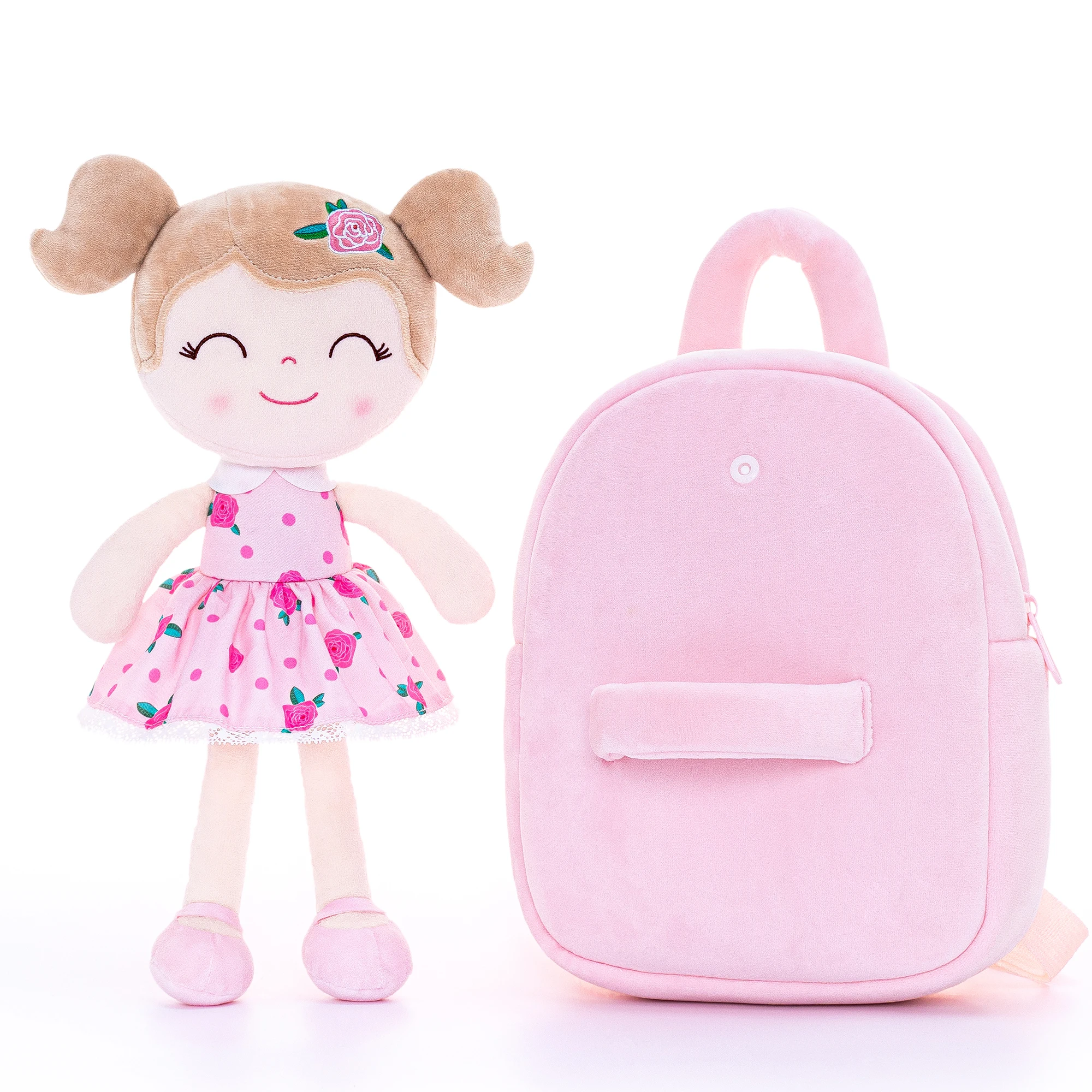 Mochila Gloveleya, bolsa de felpa, bolso para niña, mochilas para niños pequeños, regalos para niños, serie de jardín, muñeco de trapo relleno, juguetes de peluche