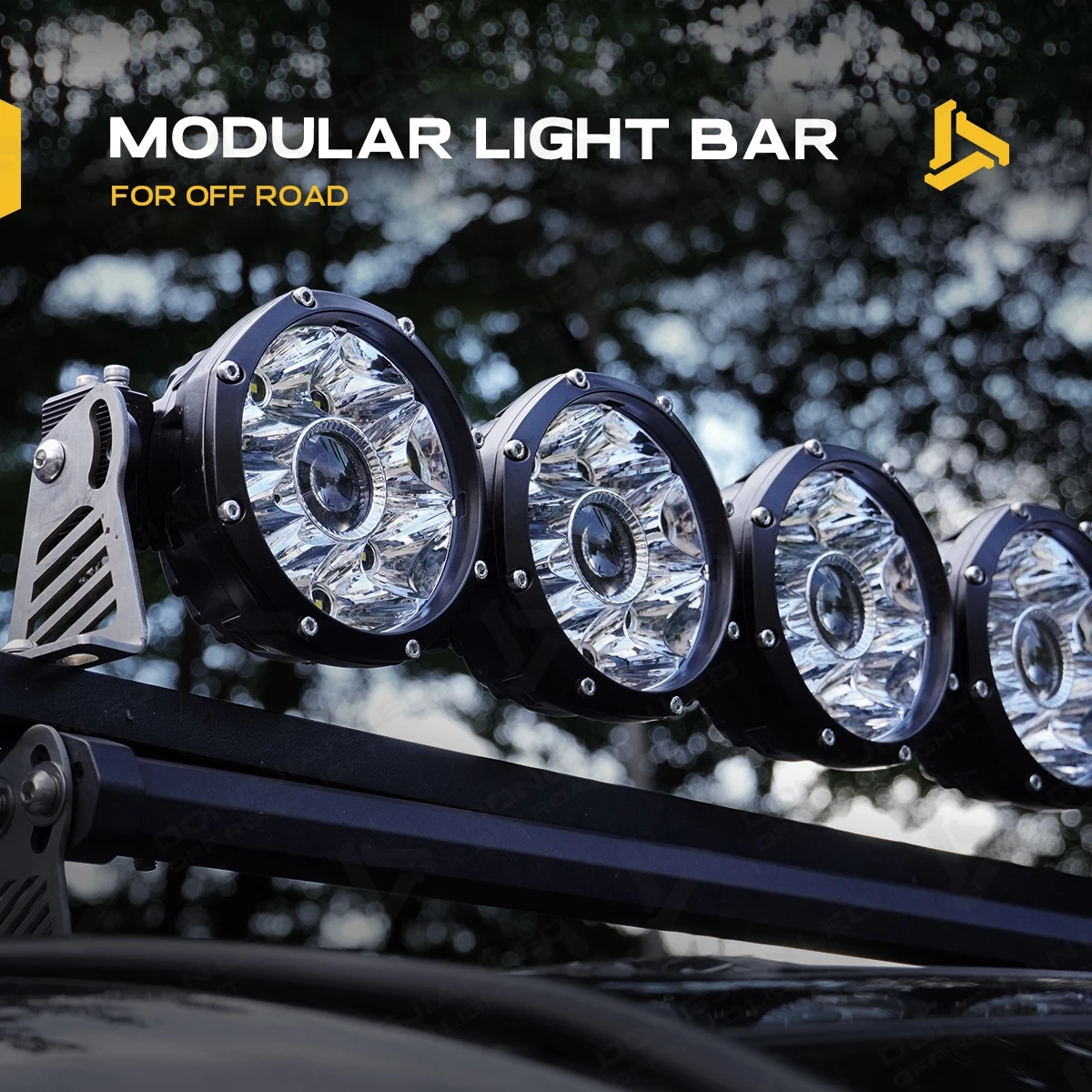 42 Inch Modular Linkable Laser LED Pod Roof Spot Driving Light Bar For Gladiator NP300 D-Max Triton Pickup Car UTV Off-road 4X4