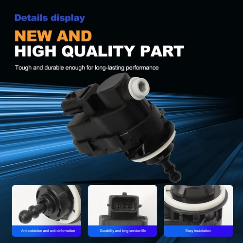 Imagen 2 del producto Motor de ajuste de faros negro adecuado para Fiat Renault Auris Opel Citroen Peugeot 4431359 izquierdo o derecho