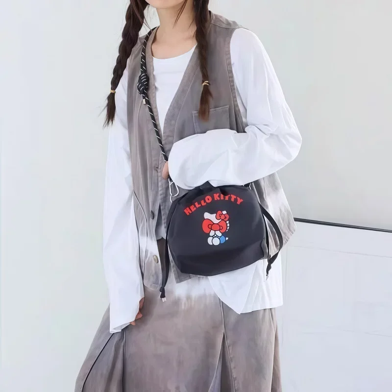حقيبة كارتون هالو كيتي كروس بودي بوكو رسم حبل حقيبة كتف حقيبة تخزين محمولة حقيبة ظهر لطيفة متعددة الوظائف #2