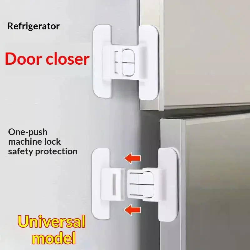 1/2/4/10PCS Universal Pet Proof Refrigerator Lock Household Fridge Door Closer for Home Kitchen Child Safety Use