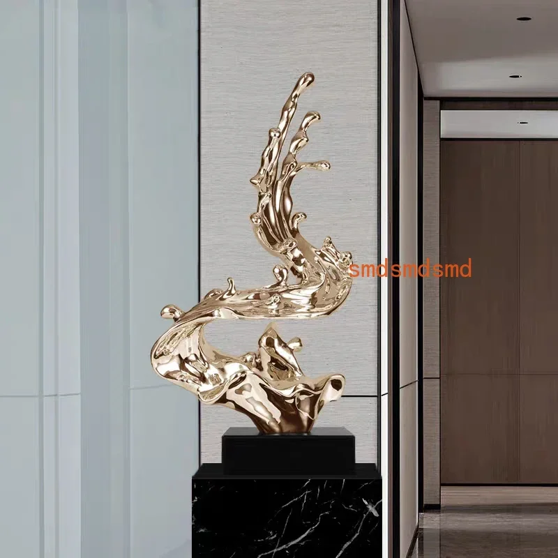 Room Decor Modern Large Abstract Sculpture Crafts Hotel Porch Statue Artwork Home Decoration Accessories