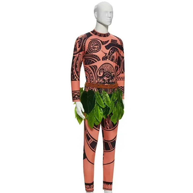 2020 Maui Cosplay perruque tatouage Costume hommes femmes carnaval fête Cosplay tenues Anime dessin animé jeu de rôle déguisement Halloween25