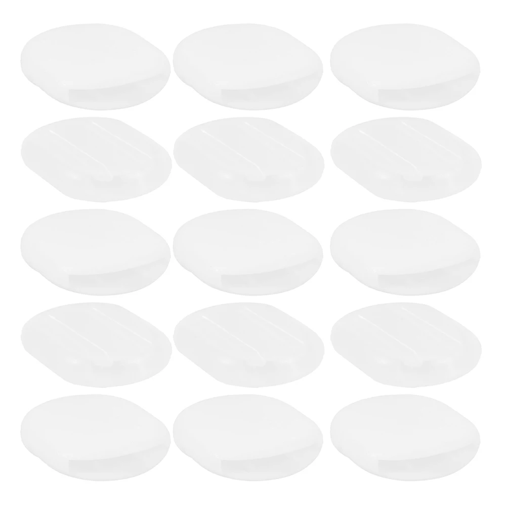 

60pcs Earring Cushions Clear Clip Pads Comfortable Soft Material Non Slip Design Hypoallergenic Universal Compatibility Jewelry