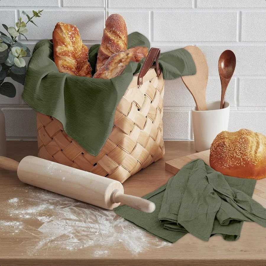 Toalhas de saco de farinha 6 pacotes 28x28 polegadas 100 algodão toalha de chá