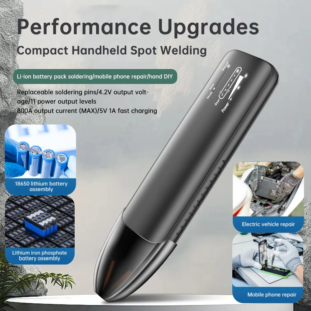 

Portable handheld spot welding machine DC5V suitable for 18650 lithium battery DIY mini household spot welding machine