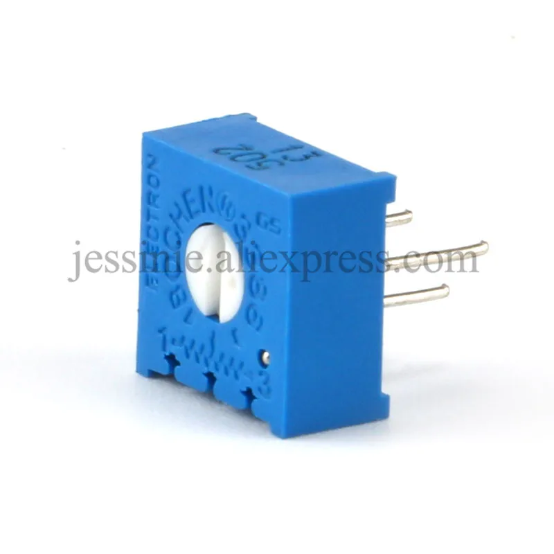 5pcs/lot 3386P 3386 1K 2K 5K 10K 20K 50K 100K 500K 1M ohm Trimpot Trimmer Potentiometer Variable Resistor Adjustable Resistance