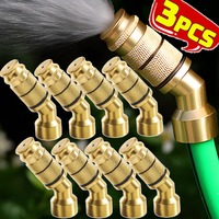 Universal Brass Spray Head Adjustable Garden Irrigation Micro Sprinklers Agriculture Detachable Plant Flower Watering Spray Tool