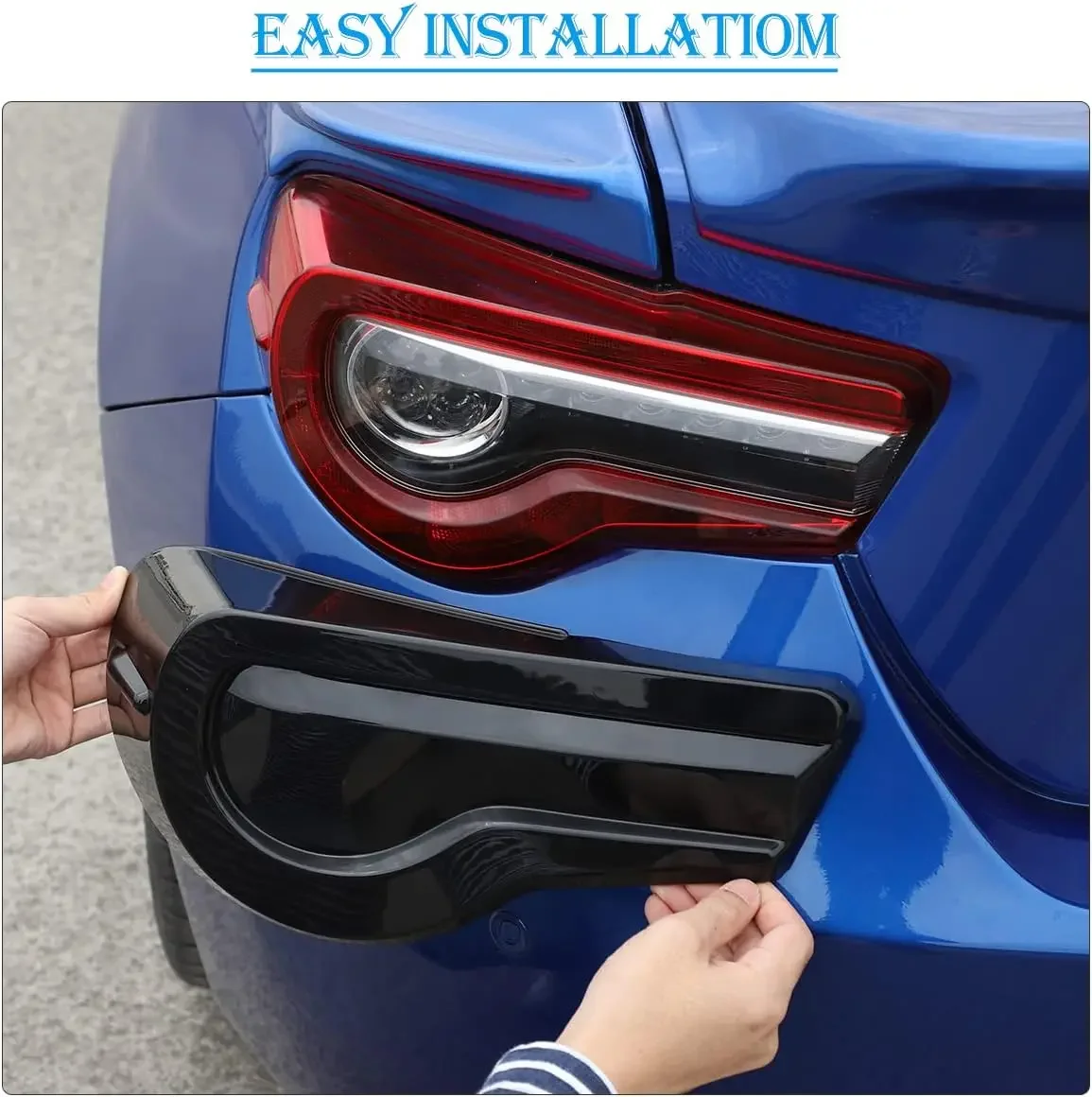 Car Tail Light Trim Cover For Toyota 86 Subaru BRZ 2012-2021 ABS Smoked Black Rear Lamp Lamshade Protection Shell Accessories