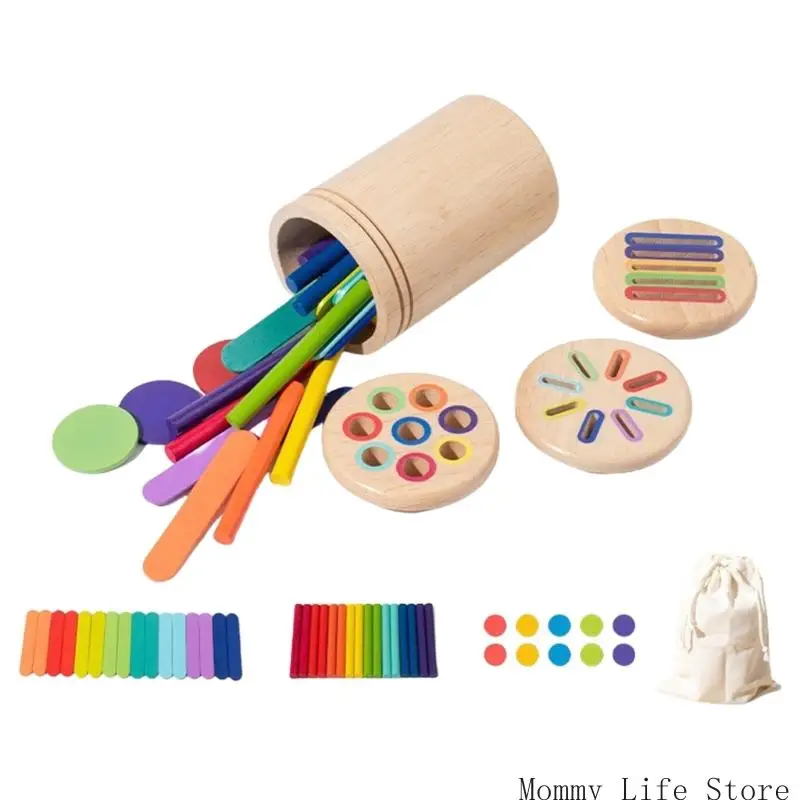 

Sorting Toy Set For Preschool Kids Color Matching Game Early Childhood Educational Toy Motor Skill Training Birthday Toy