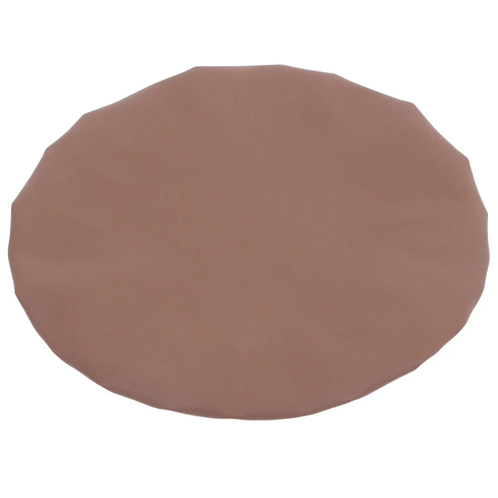 PU Round Stool Covers Waterproof Stretchable Elastic Fit Seat Cover for Barstool Office Chair Salon Chair 34-35Cm Diameter Easy