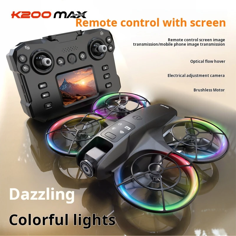 

K200 Max Дрон с управлением экраном Аэрофотосъемка Hd Дистанционное управление Самолет Дистанционное управление FPV Игрушки Классические игрушки
