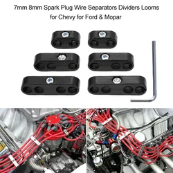 7MM 8MM Universal Spark Plug Wire Splitter Sparks Plugs Wires Separators Dividers Looms for Chevy for Ford for Mopar