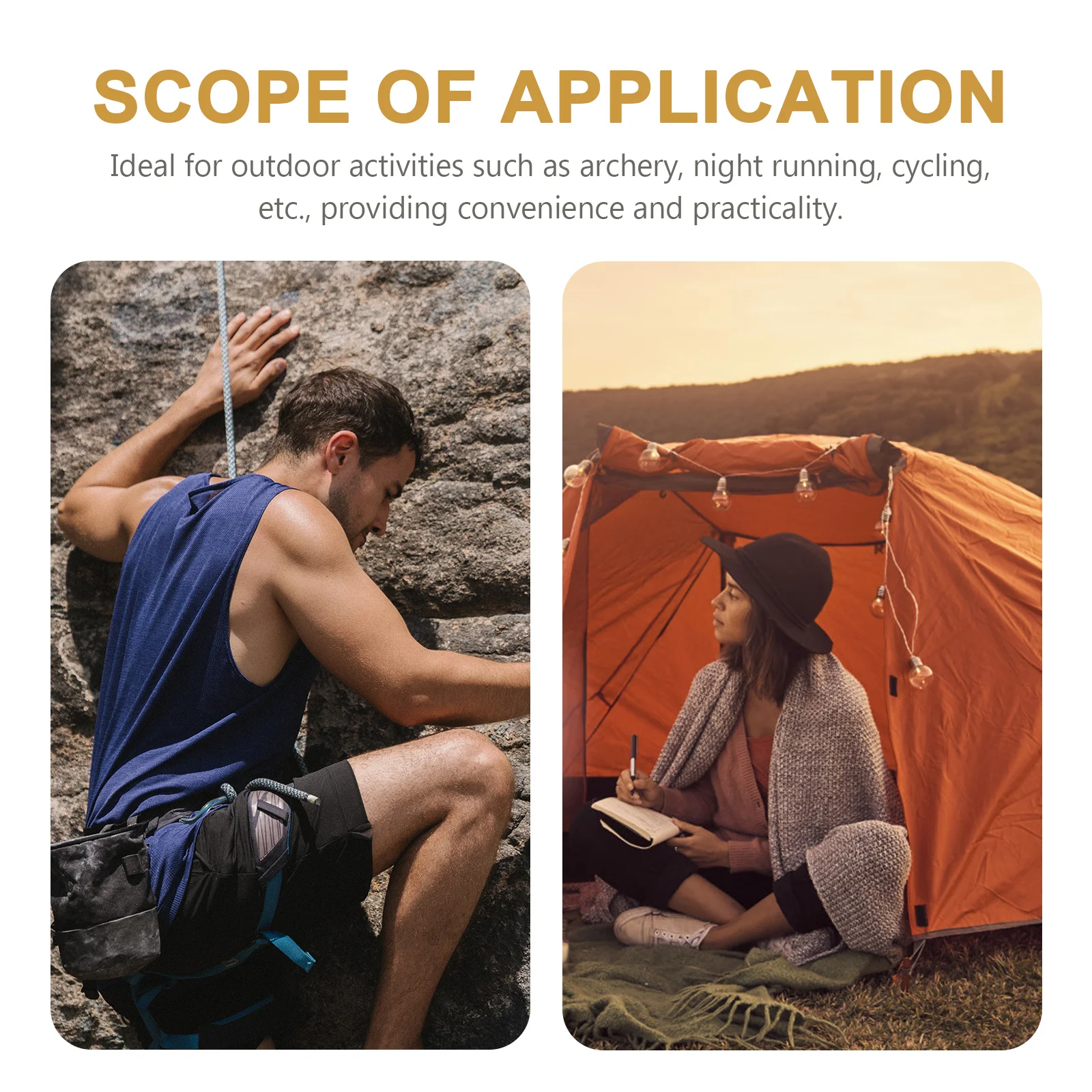 

12Pcs Reflective Gear Optimal Visibility Fluorescent Band Clips for Night Running Cycling Safety Hunting Accessories