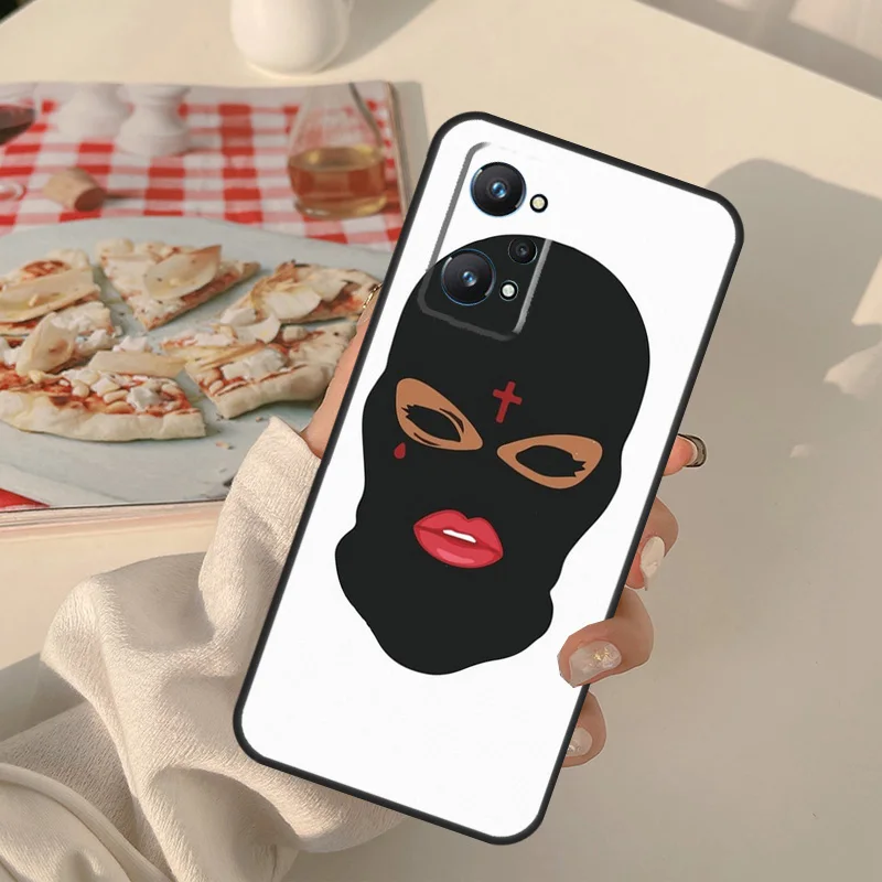 Masked Thug Life Teared Girl Case For Realme C3 C11 C15 C21 GT Master GT Neo2 8 Pro 8i OnePlus 9 Pro 8T 9R Nord2 Cover