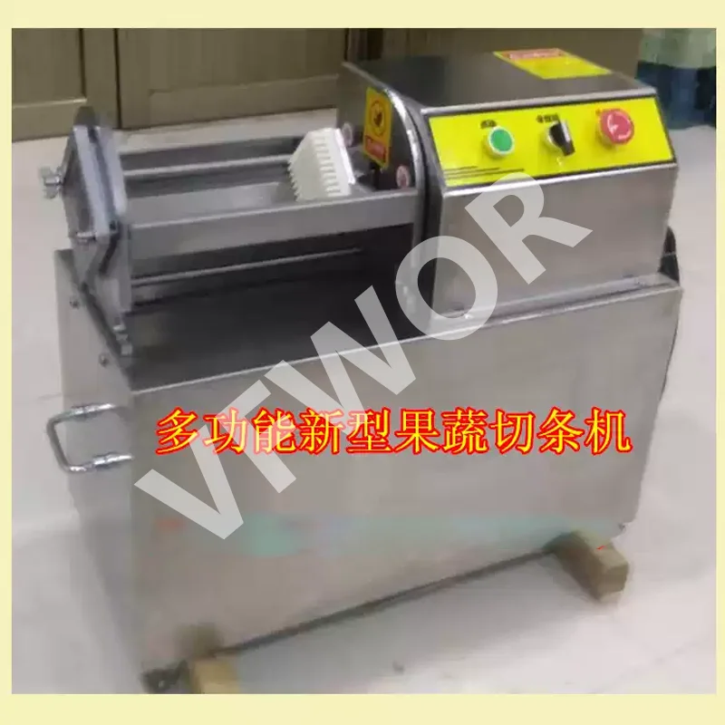 Full Automatic Vegetable Slicer Commercial Radish Potato Sweet Potato Cucumber Pushing Machine Potato Slicer