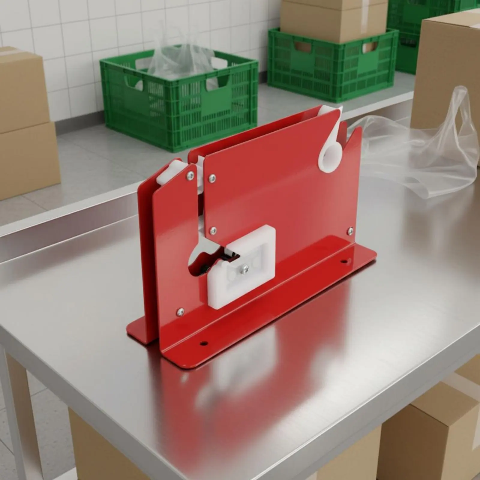 

Tape Bag Sealer Easy Use Manual Bag Neck Sealer Packaging Equipment Tight Close for Supermarket, Fruit Shop