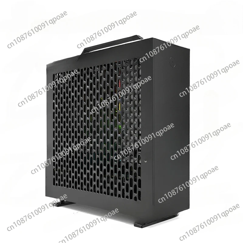 Mini A24-V5 2.0 Dual Slot Single Display 1U Power Supply ITX Chassis Double-Sided Chamfering