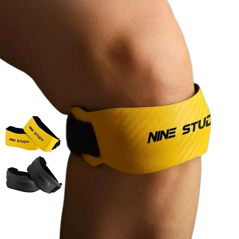 Patella Knee Strap Adjustable Knee Brace Patellar Tendon Stabilizer Support Band for Soccer Basketball Running Jumper Gym Squat