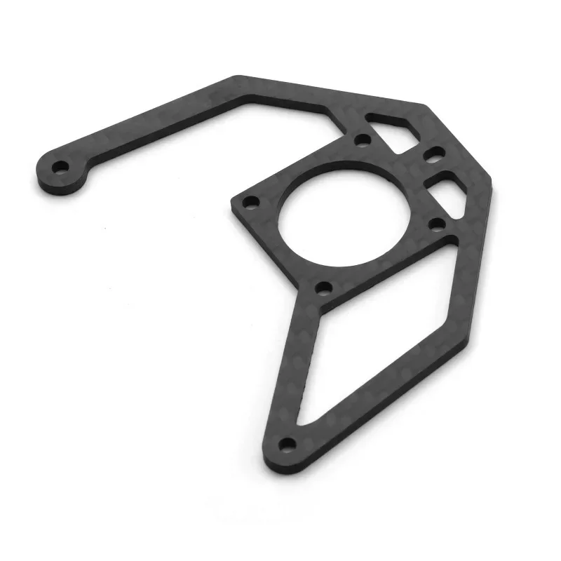 Supporto per ventola di raffreddamento in fibra di carbonio per Tamiya BBX BB01 BB-01 1/10 RC Auto Aggiornamenti Accessori parti