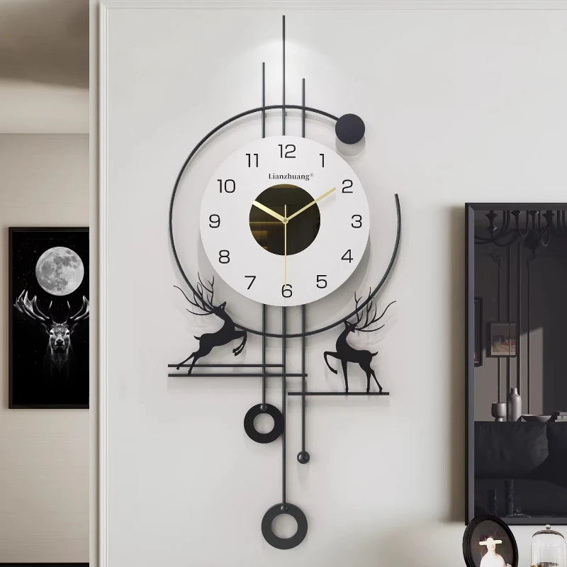 Digital Clock for Bedroom Watch Corner Wall Clock Living Room Modern Home Decoration Ornaments Wall Decor & Clocks Clockwork