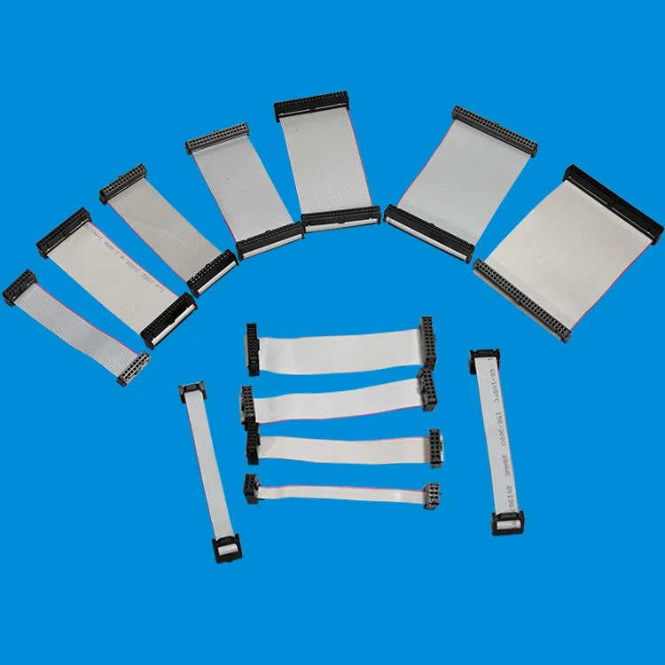 

2.54mm IDC Flat Ribbon Cable 6-Pin Female to Female IDE Extension Cable 30cm 5PCS Wire Connector for Electronics PC Cable