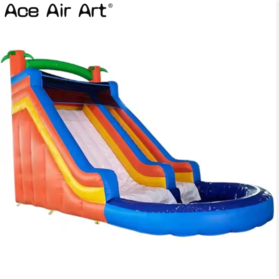 Commercial Inflatable Water Slide and Bounce House for Kids Outdoor Fun Giant Inflatable Slide for Kids Amusement Activities