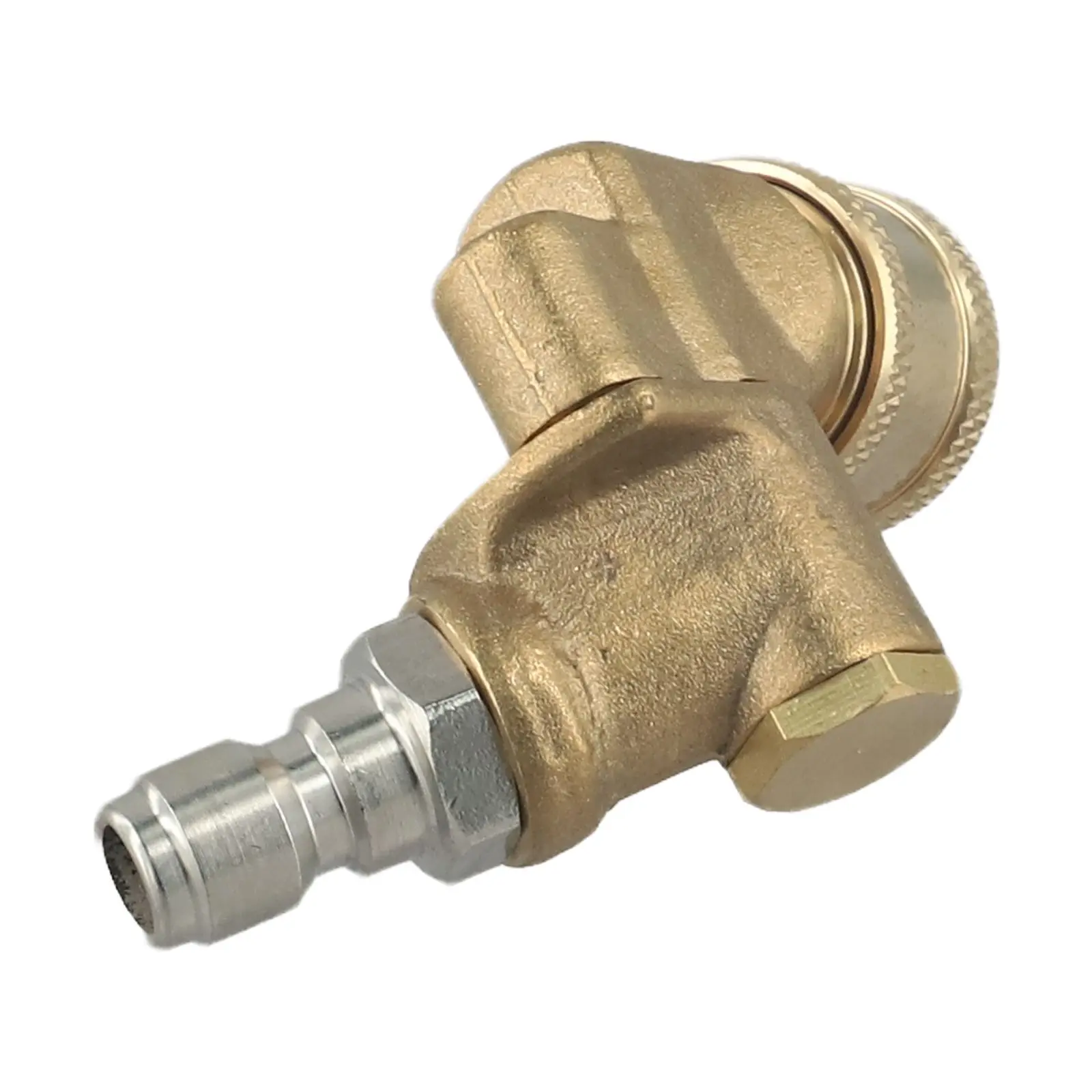 

High Pressure Nozzle Cleaning Connector Car Wash 14-inch Fitting 360-degree Swivel Joint Alloy Material Must-have Cleaning Tool