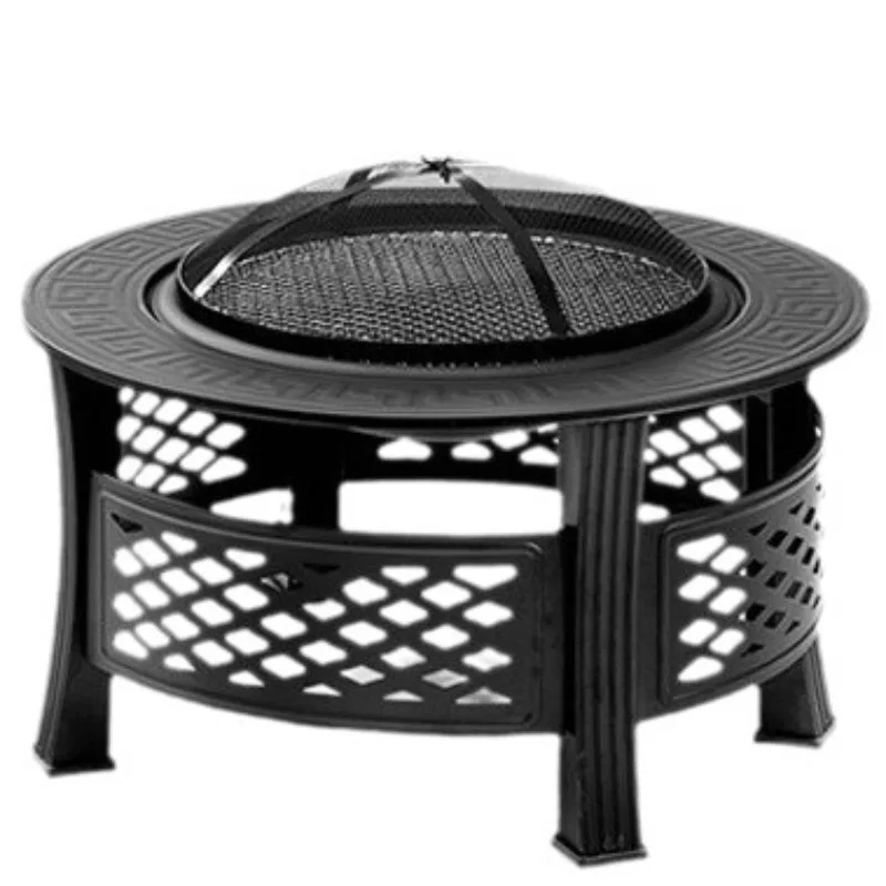 For Home Use Charcoal Fire Pit Table for Tea Brewing Roasting and Heating Indoor Outdoor BBQ Grill