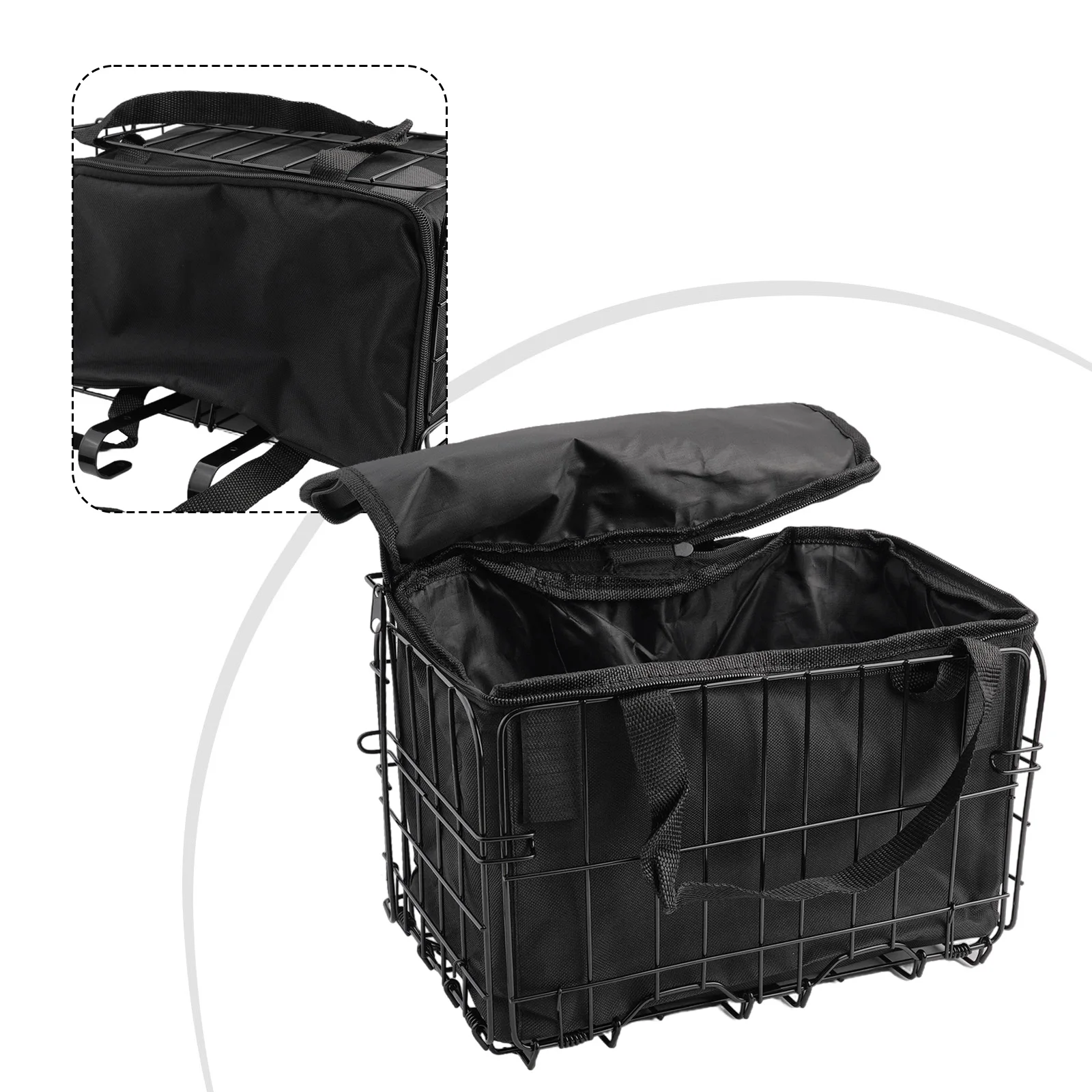 

Сумка для электрического скутера Внутренняя сумка для велосипеда, совместимая с декоративной деталью для электронных велосипедов, простая установка для электрических скутеров