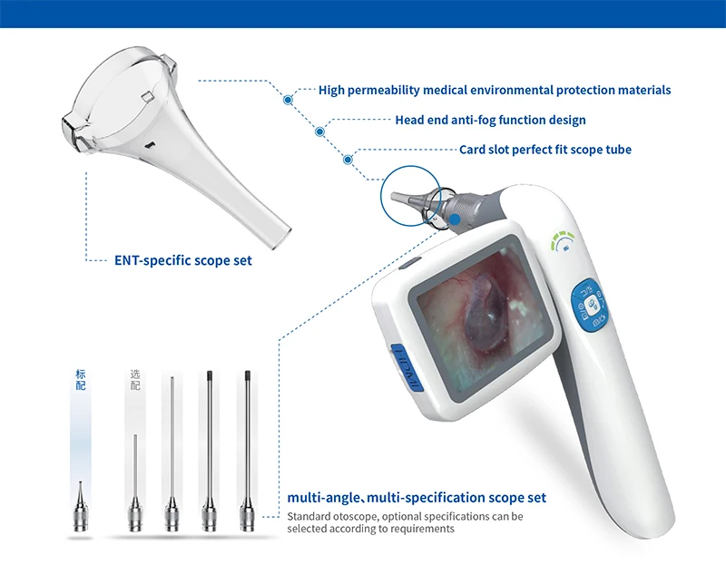 HC-G027D Wireless Otoscope Ear Camera Digital Video Ear Otoscope Camera Series