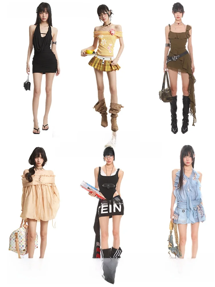 

Коллекция коротких юбок для похудения в стиле ретро: женские повседневные юбки А-силуэта для модниц, хит продаж