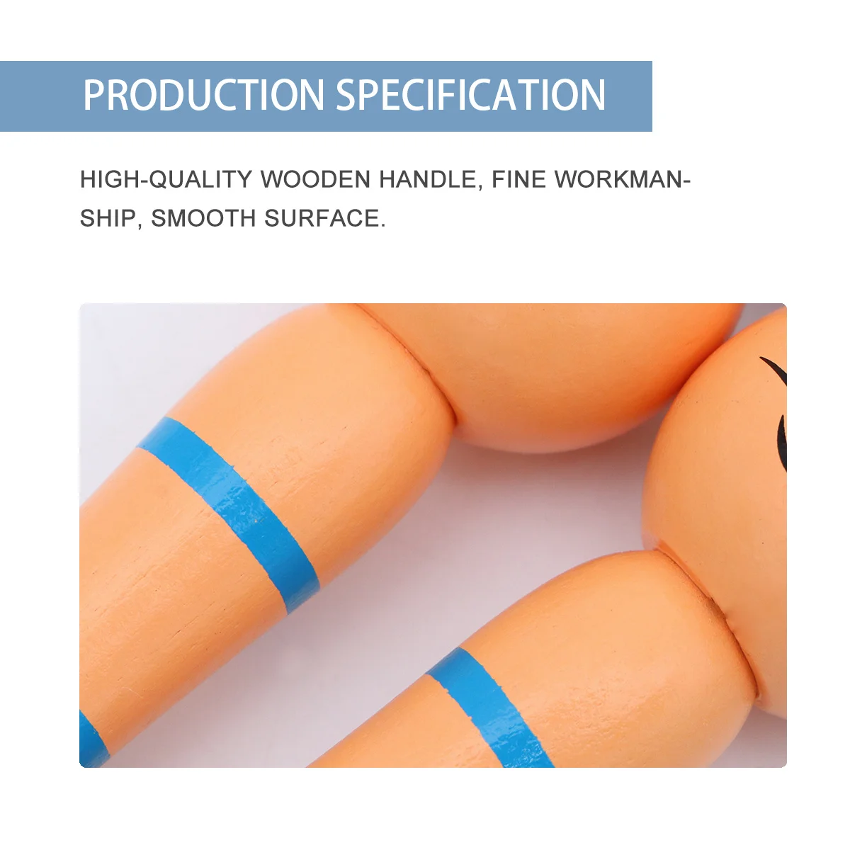 

2Pcs Skipping Rope Children Wooden Handle Cartoon Pattern Durable Jumping Rope Ideal for Kids Exercise Children Skipping Ropes