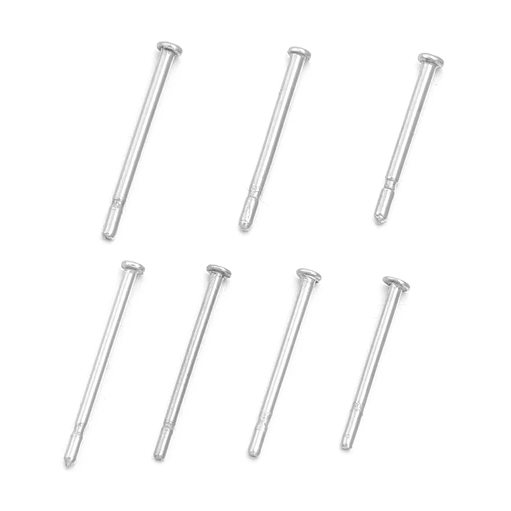 200pcs/lot 316 Stainless Steel Flat Head Ear Pins Earring Studs Blank Post Base Pins For DIY Earrings Piercing Jewelry Making view 3