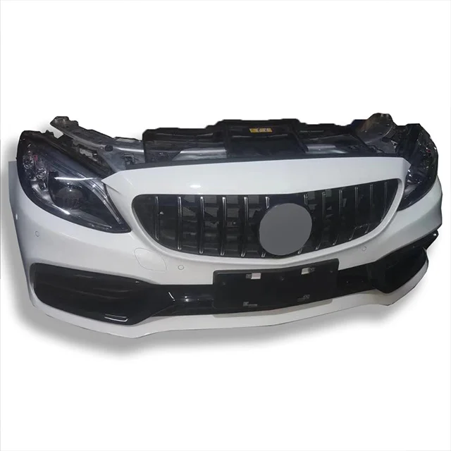 

High Quality Used AMG Front Bumper Assembly with Grille Radiator for Mercedes C63 W205 Car Bumpers