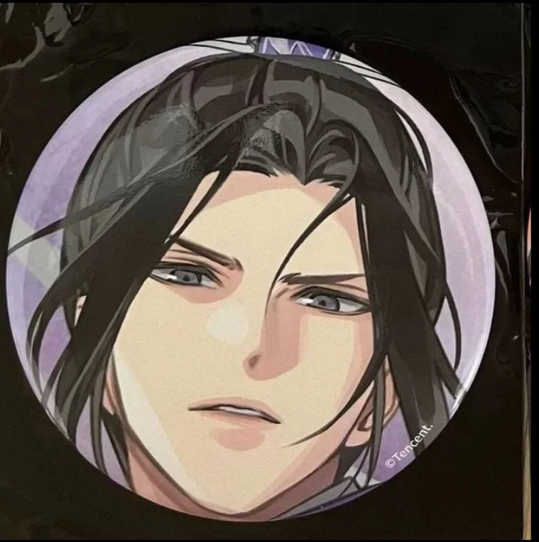 Grandmaster of Demonic Mo Dao Zu Shi Wei Wuxian Lan Wangji Cosplay tinplate badge brooch Accessories Ornament Halloween Gift view 2