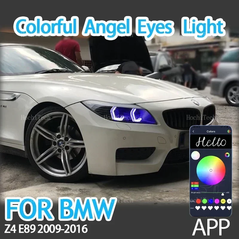 

Multi Colors RGB Rings M4 style Light LED Angel Eyes Kit with APP control For BMW Z4 E89 2009-2016 sDrive18i 20i 23i 28i 30i 35i