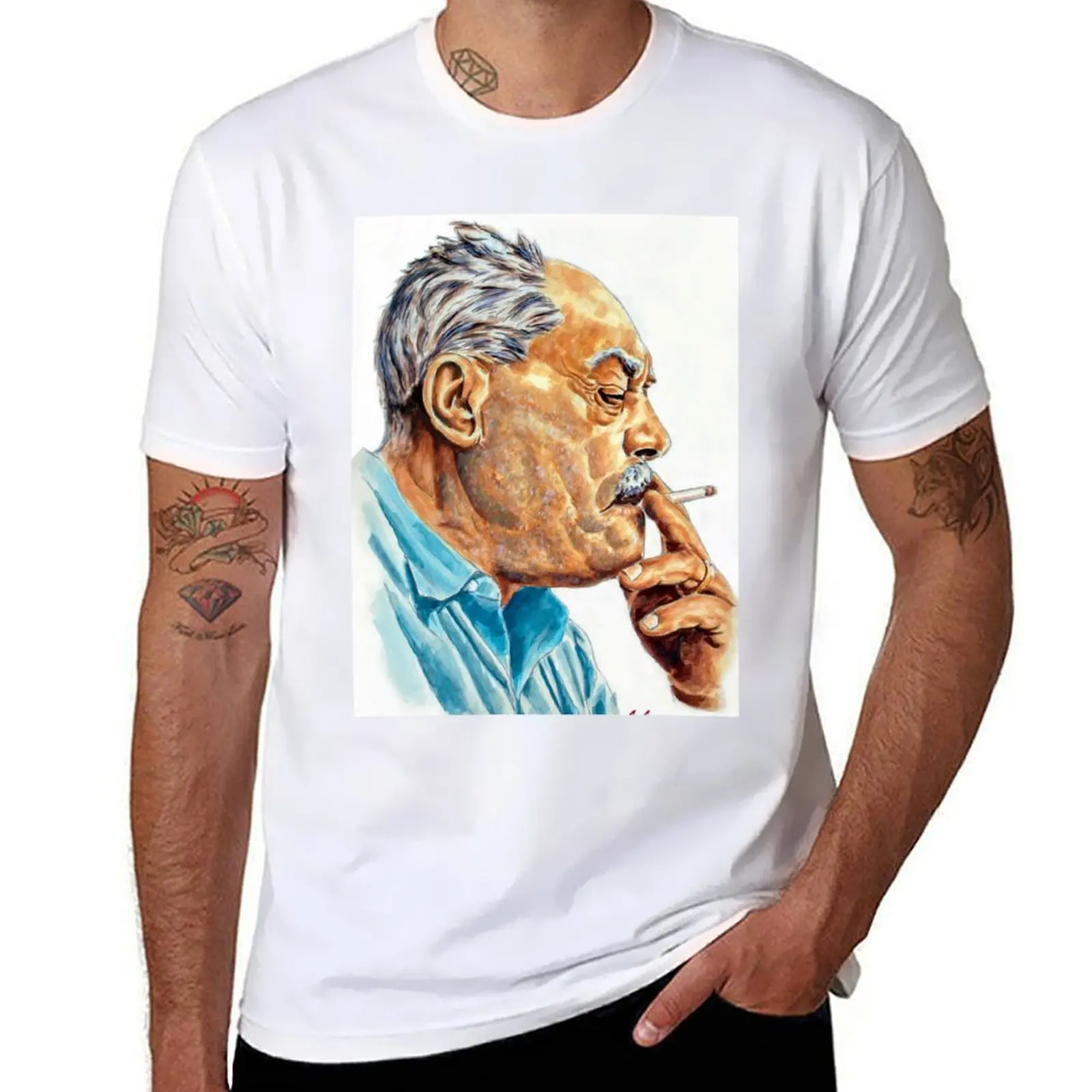 

Markos Vamvakaris - Μρκο Βαμβακρη T-Shirt funny t shirts dark humor men t shirt cotton 100% t shirt personalised T-Shirt