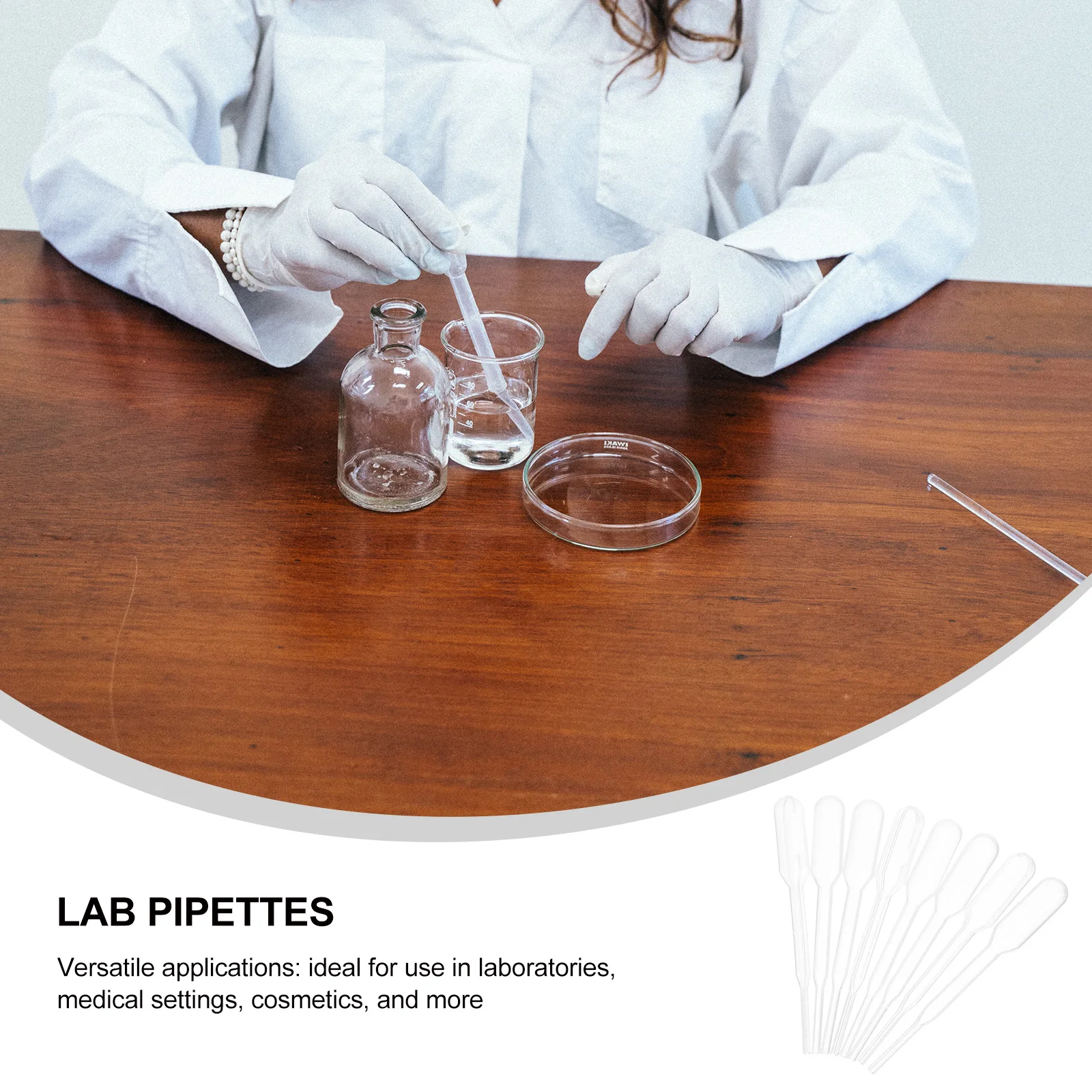 

1000pcs Plastic Dropper Bottle Transfer Pipettes Liquid Glass Pasteur graduations safe bulk pack
