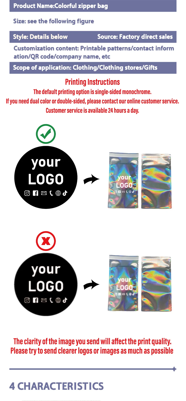 100 Stück Laser-Express-Beutel, Bunte Versandtaschen mit Aufschrift, Kleidungsverpackungsbeutel, Unterstützung für individuelles Logo – Detail 2