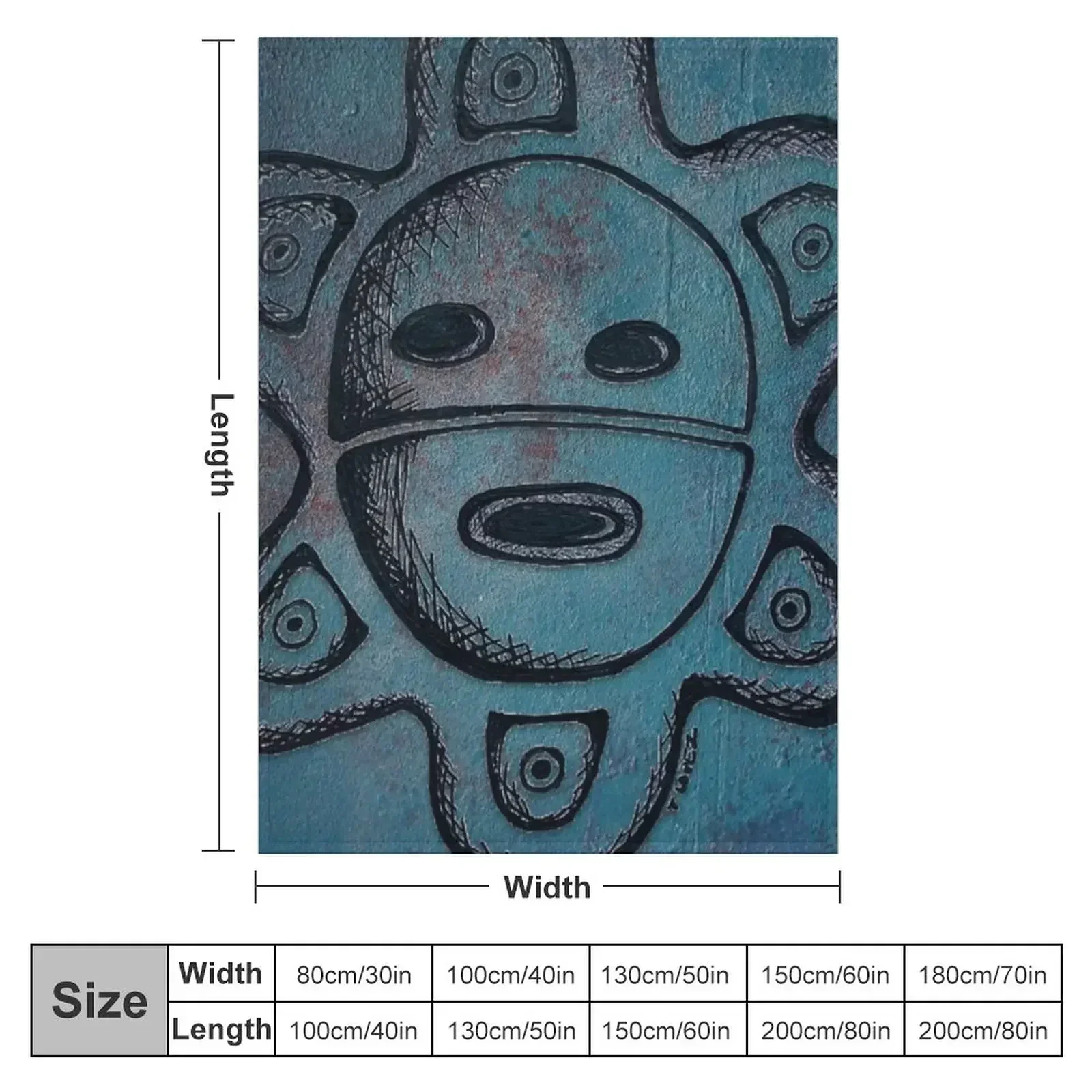 Taino Sun Throw Blanket Quilt wednesday Blankets For Baby heavy to sleep Flannels Hair Blankets