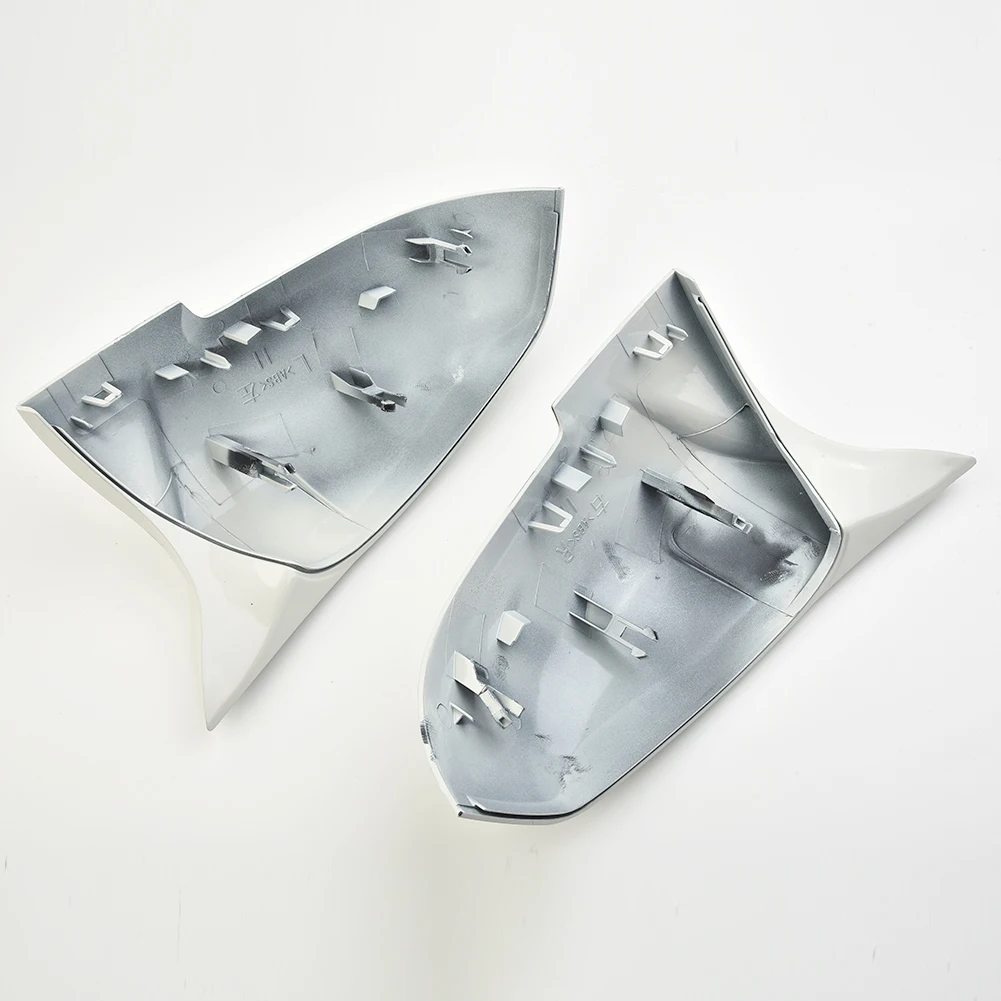 

Upgrade Your For BMW\\'s Rearview Visibility with White Mirror Shell Rearview Mirrors for F20 F21 F22 F30 F32 F36