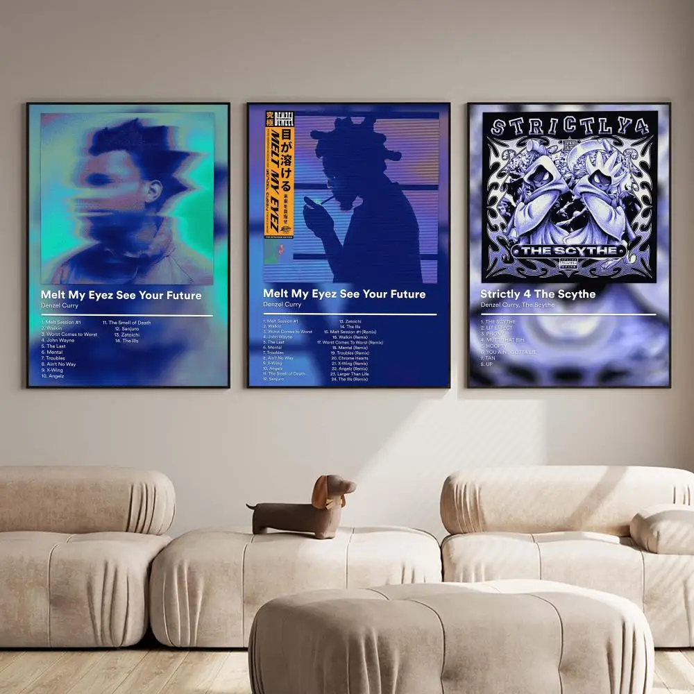 Rapper D-Denzel Curry Album Poster PP Wall Decor Posters Celebrity Music Art Prints Bedroom Office Gift
