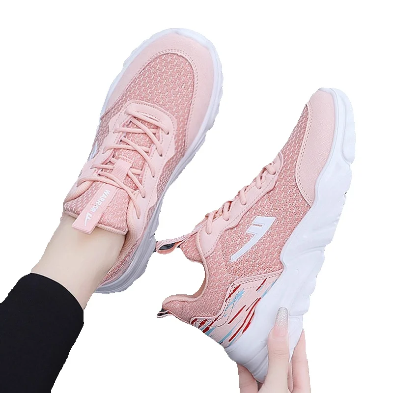 Women's Running Shoes Lightweight Breathable Mesh Walking Trainers_voghion.com